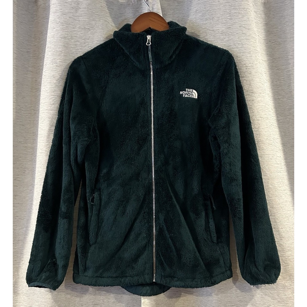 The North Face Emerald Green Osito Fleece Jacket Full Zip Gorpcore Hiking Soft M